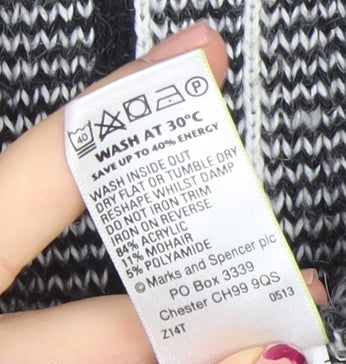 Womens UK Size 10 Marks and Spencer Grey Pullover Jumper