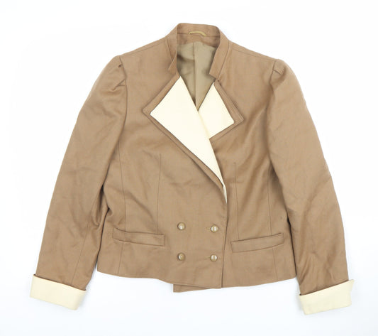 Womens UK Size 14 Our Premier Collection Regular Beige Blazer
