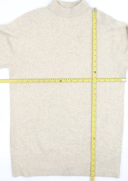 Womens UK Size XS H&M Beige Pullover Jumper