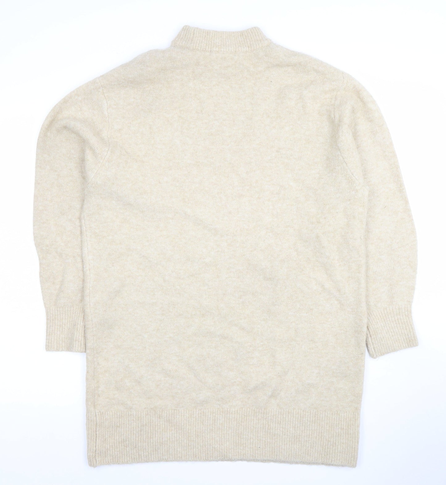 Womens UK Size XS H&M Beige Pullover Jumper