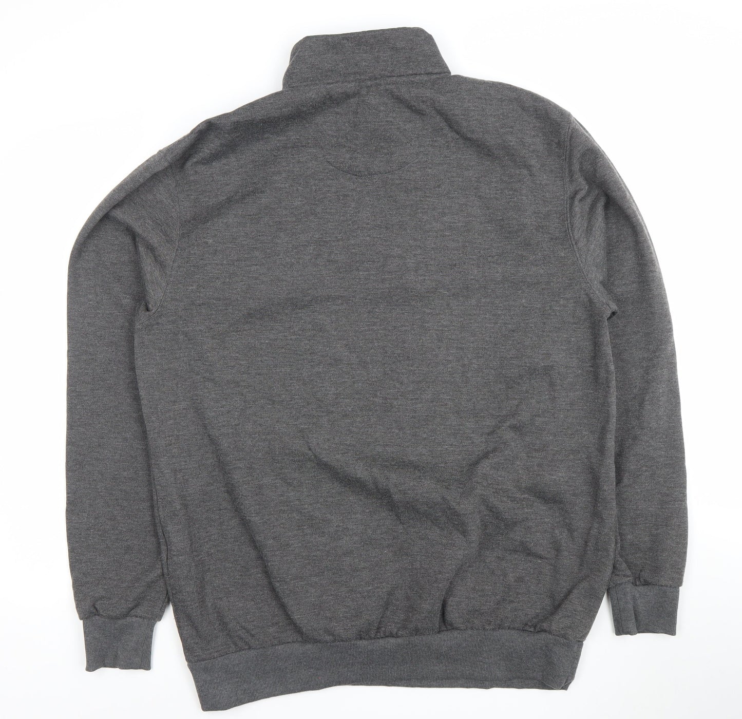 Mens UK Size 2XL J.J. Willis Grey Henley Sweatshirt