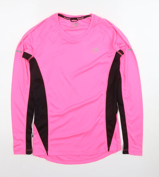 Karrimor Women’s Pink Long Sleeve Running Top Size 8