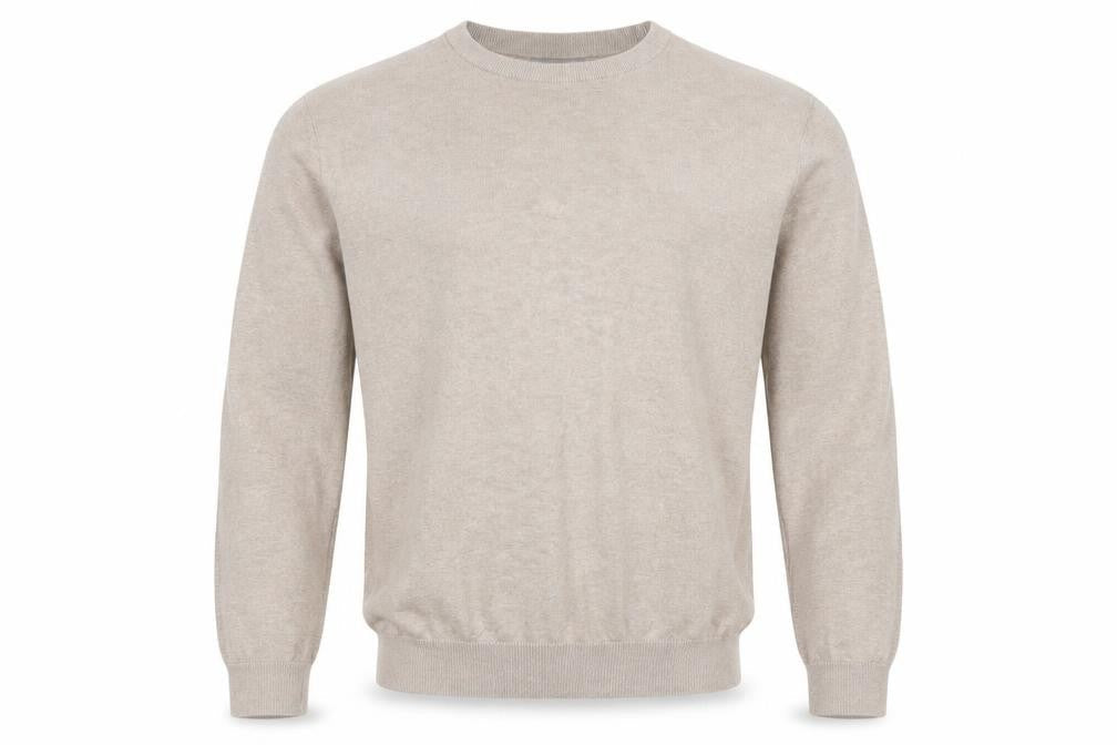 Mens UK Size L TU Beige Pullover Jumper