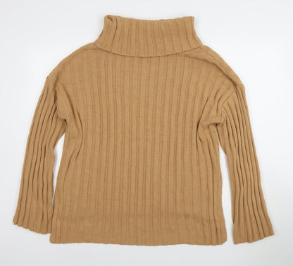 Womens UK Size XS Primark Beige Pullover Jumper