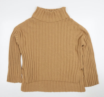 Womens UK Size XS Primark Beige Pullover Jumper