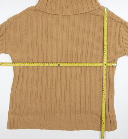 Womens UK Size XS Primark Beige Pullover Jumper