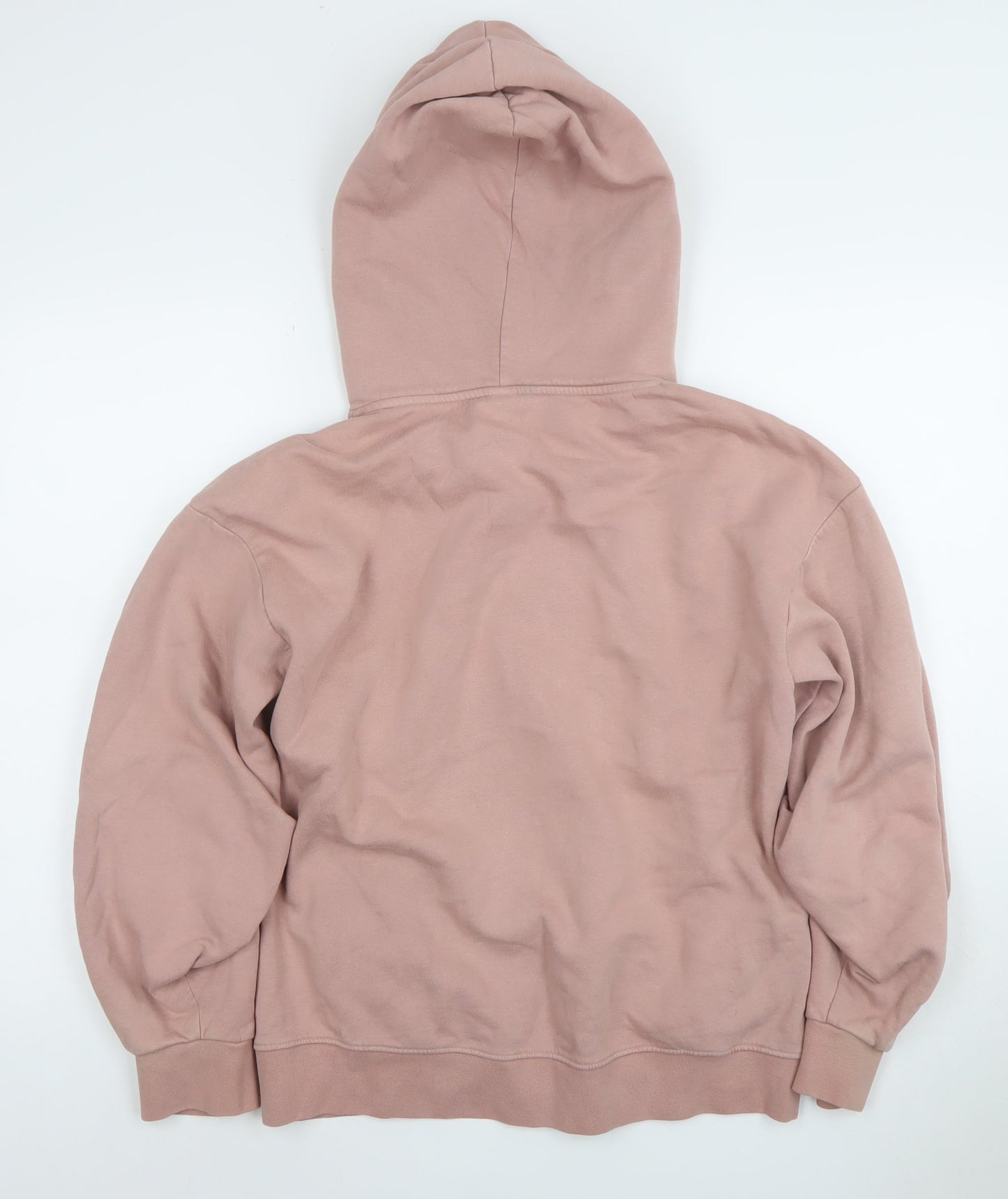 H&M Women’s Pink Pullover Hoodie Size 8 Cotton Blend Casual