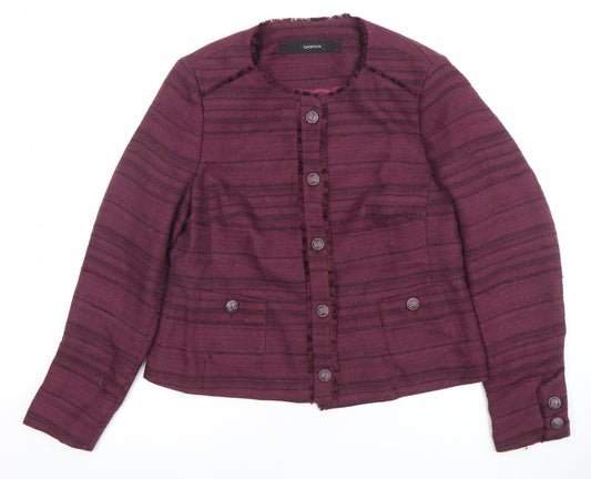 Womens UK Size 14 Bianca Regular Purple Blazer