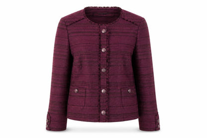 Womens UK Size 14 Bianca Regular Purple Blazer