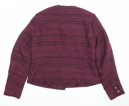 Womens UK Size 14 Bianca Regular Purple Blazer