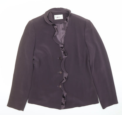 Womens UK Size 10 Libra Regular Brown Suit Jacket