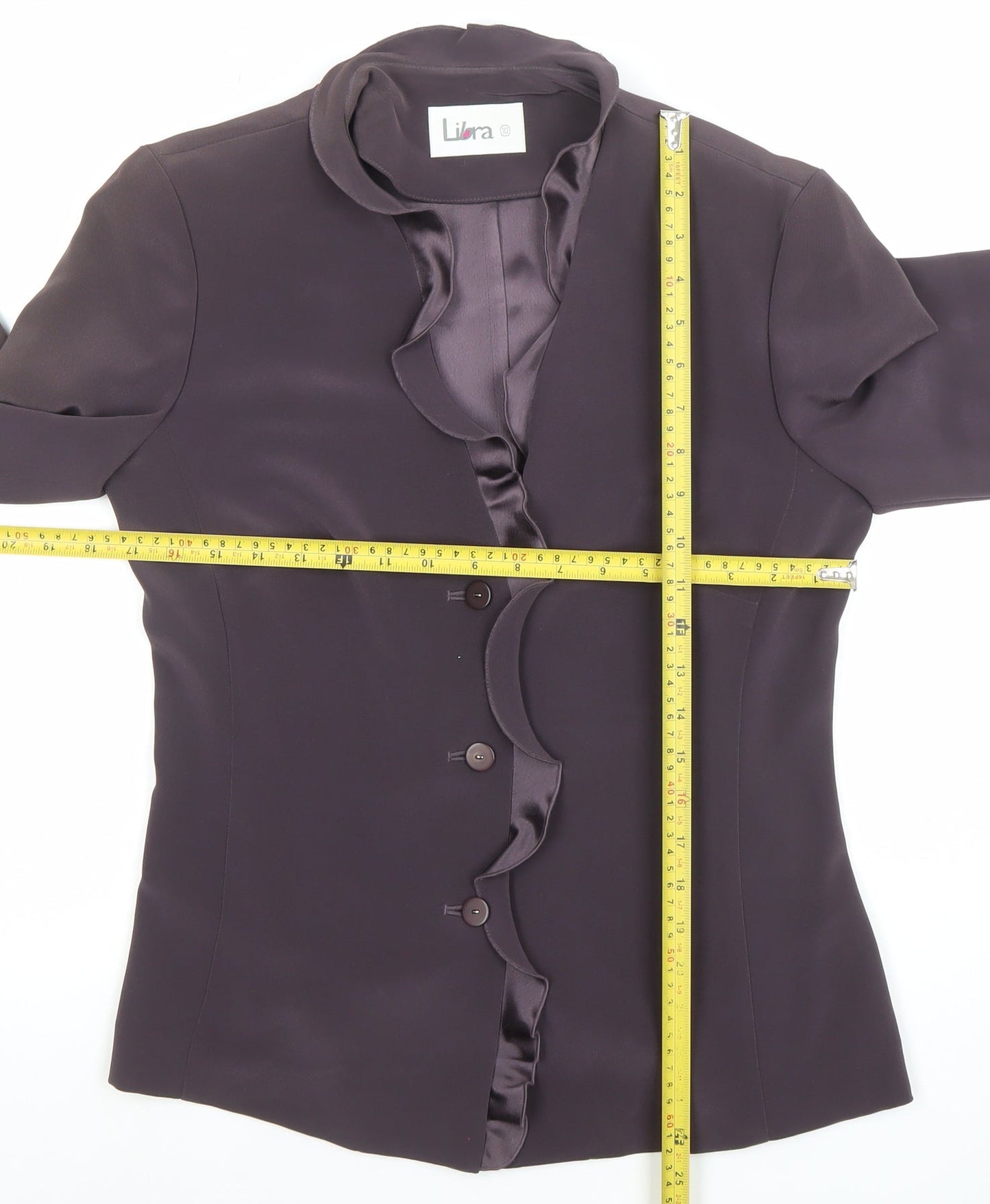 Womens UK Size 10 Libra Regular Brown Suit Jacket
