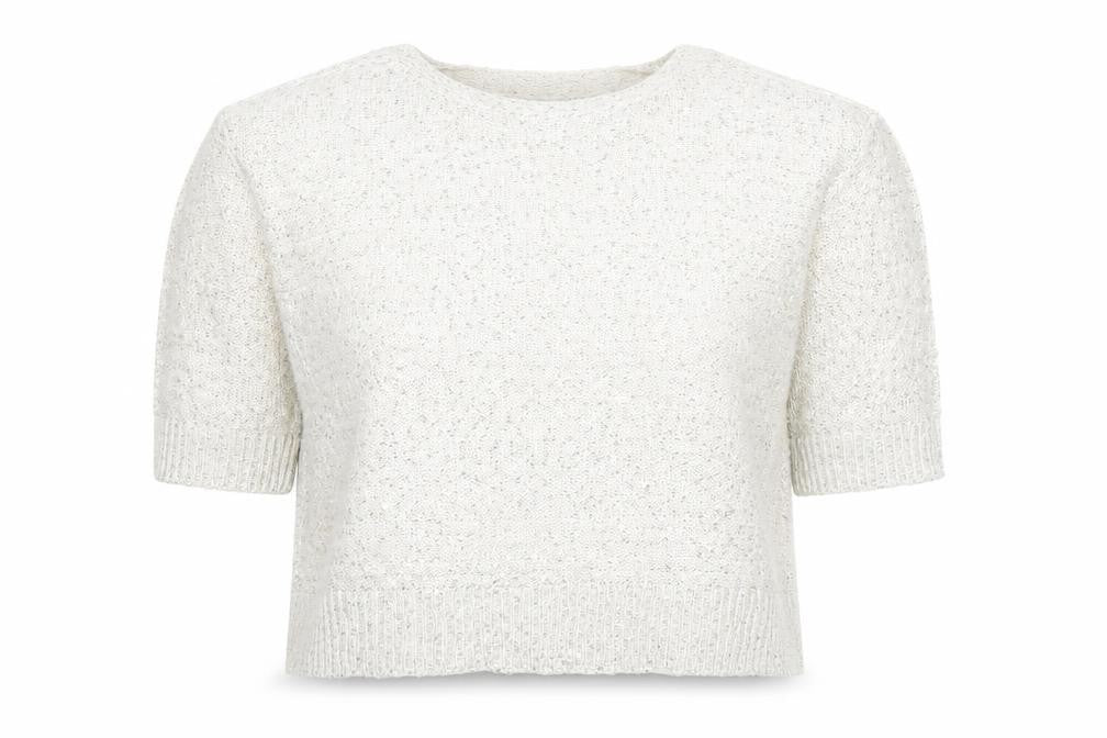 Womens UK Size L David Emanuel Ivory Pullover Jumper