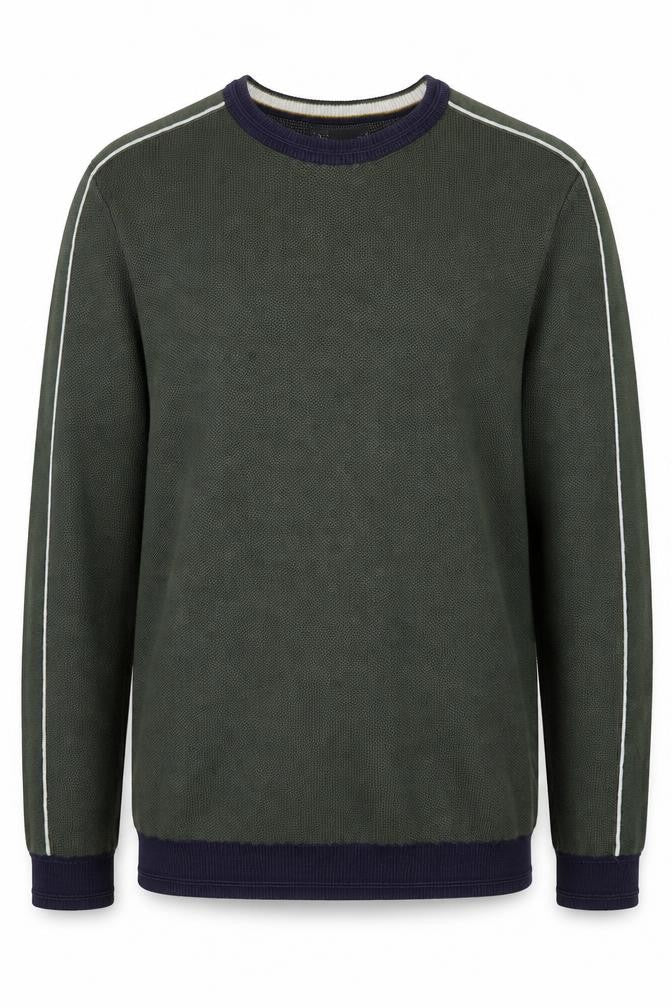 Mens UK Size L Marks and Spencer Green Pullover Jumper