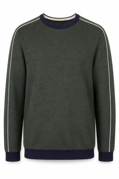 Mens UK Size L Marks and Spencer Green Pullover Jumper