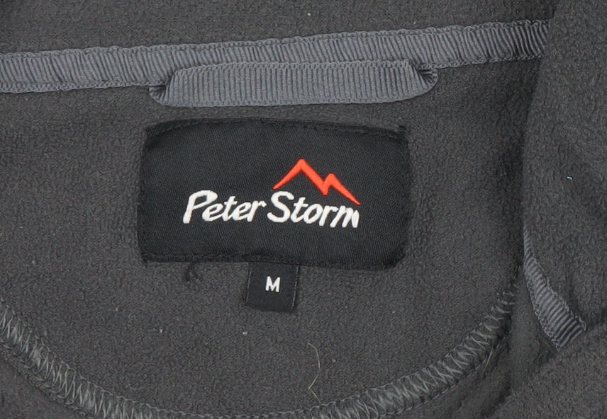 Mens UK Size M Peter Storm Black Pullover Sweatshirt