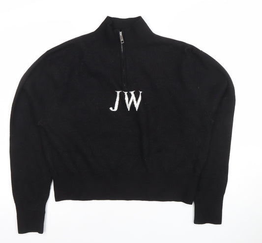 Womens UK Size 10 Jack Wills Black Pullover Sweatshirt