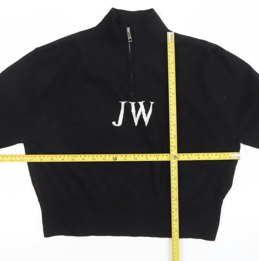 Womens UK Size 10 Jack Wills Black Pullover Sweatshirt
