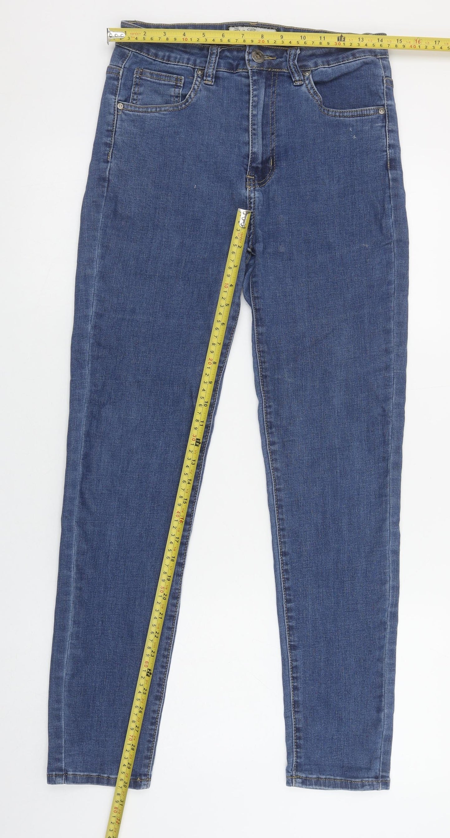 Womens UK Size 8 Paco Boutique Slim Fit Skinny Blue Jeans