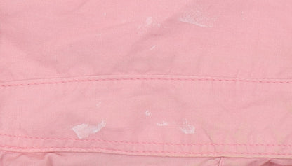 French Connection Womens Pink Collared Blouse Size S Casual Cotton Top