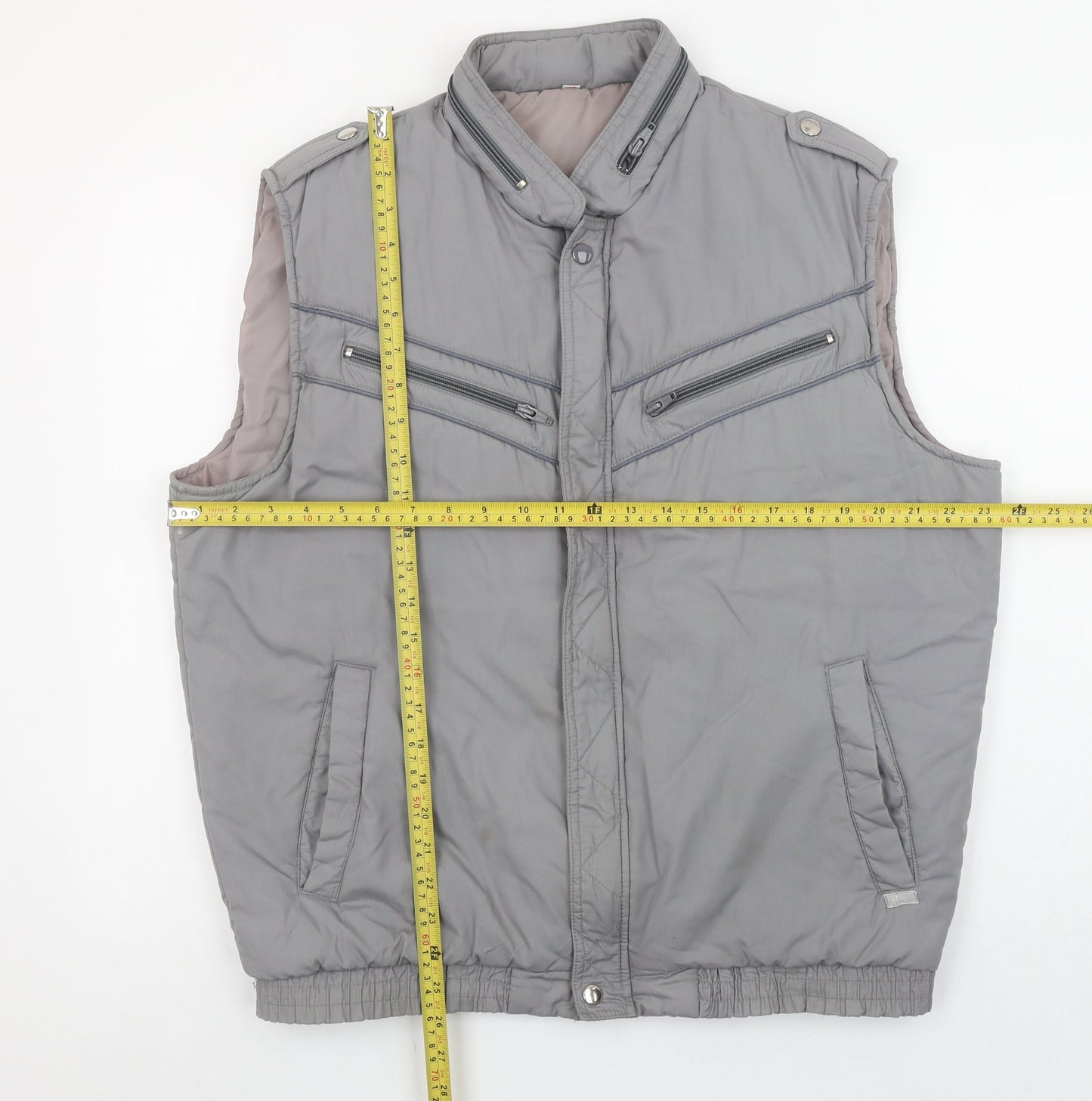 Mens UK Size 44 Nico Grey Bodywarmer