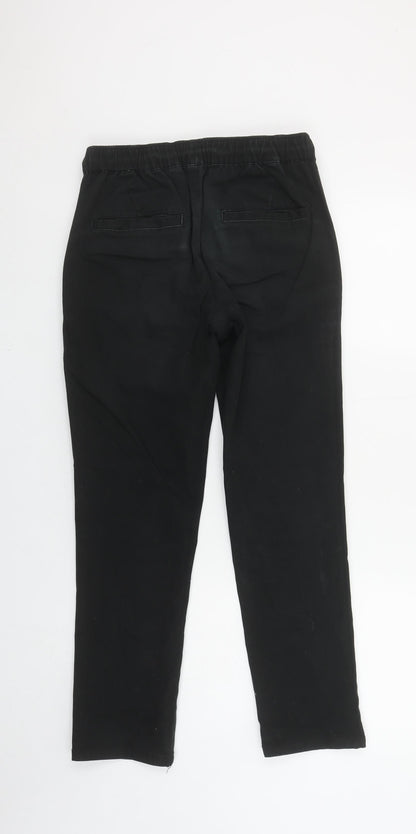 Womens UK Size 10 ASOS Regular Fit Jogger Black Trousers