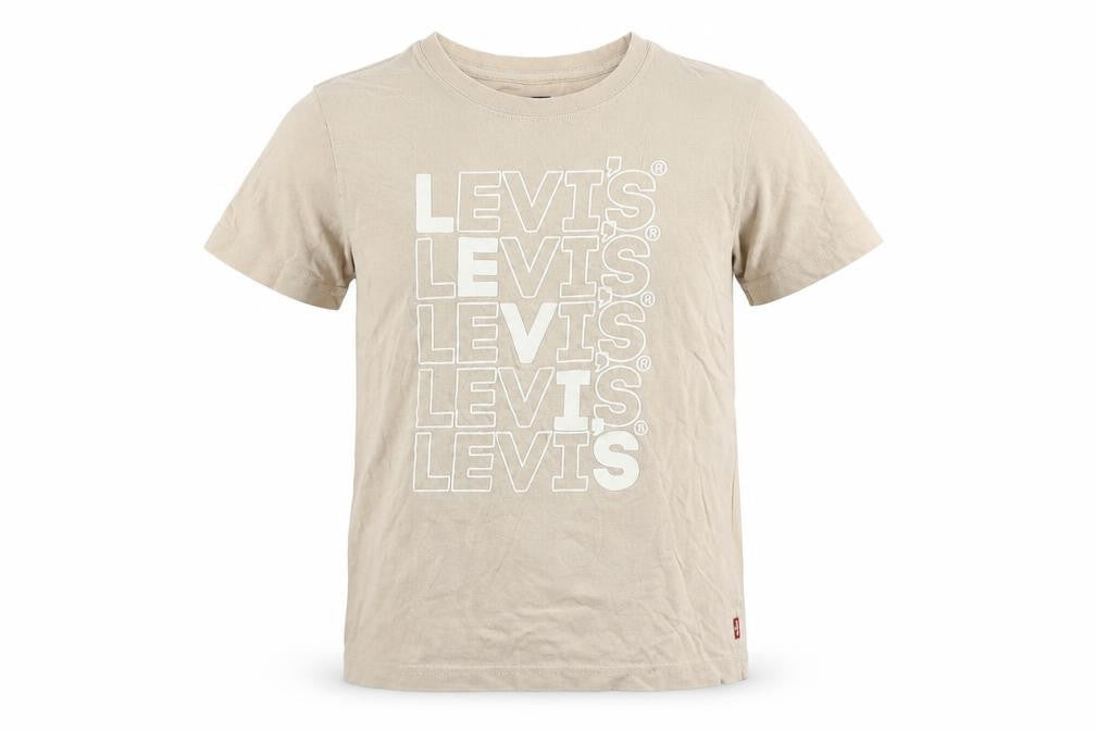 Boys UK Size 10 Years Levi's Beige Basic T-Shirt