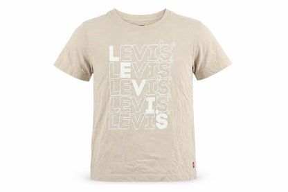 Boys UK Size 10 Years Levi's Beige Basic T-Shirt