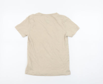 Boys UK Size 10 Years Levi's Beige Basic T-Shirt