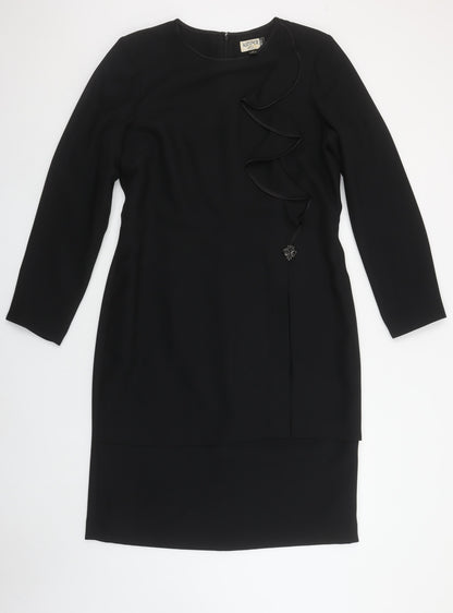 Womens UK Size 12 Kasper Sheath Dress