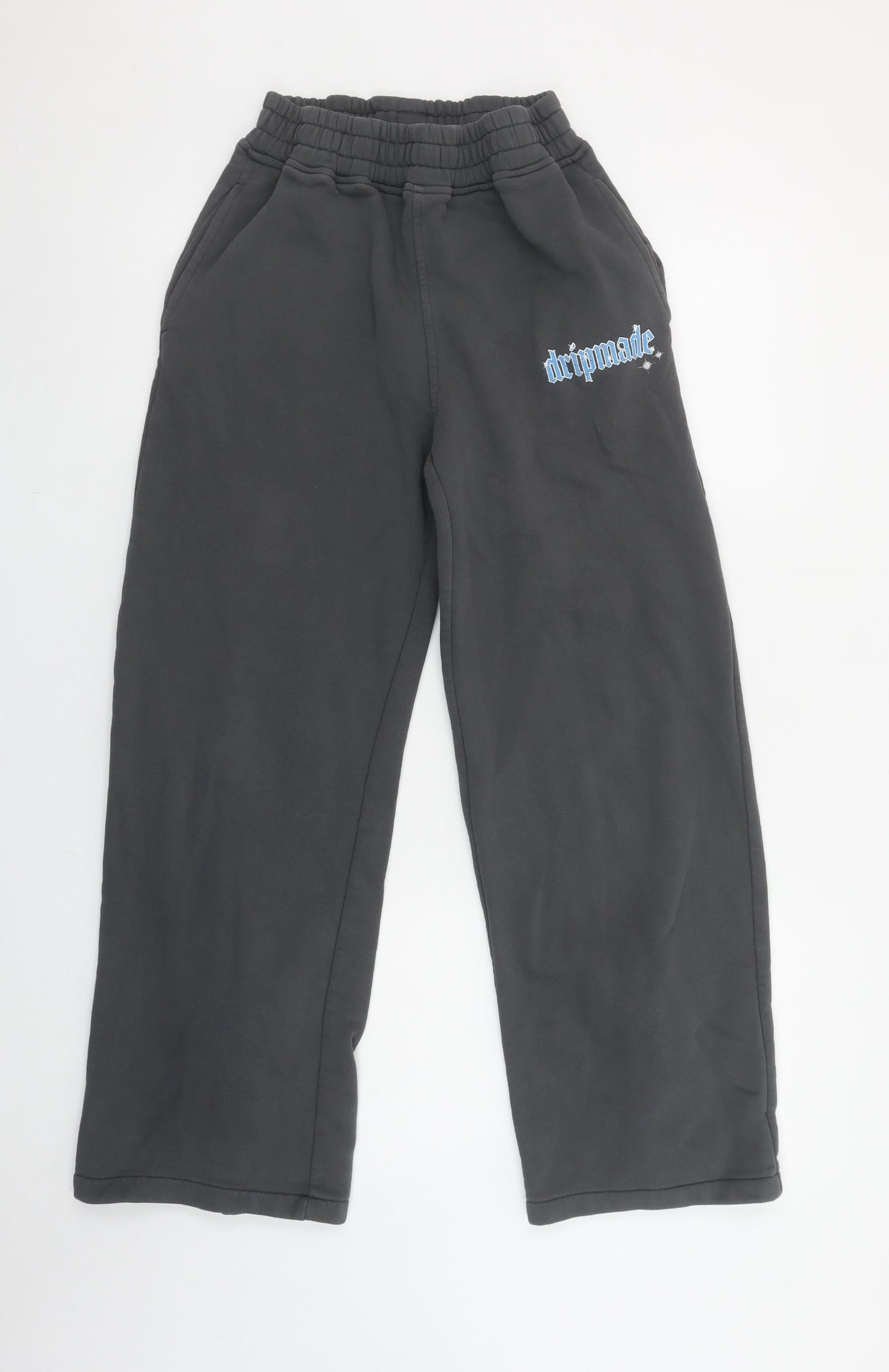 Womens UK Size XS Dripmade Relaxed Fit Sweatpants Grey Trousers