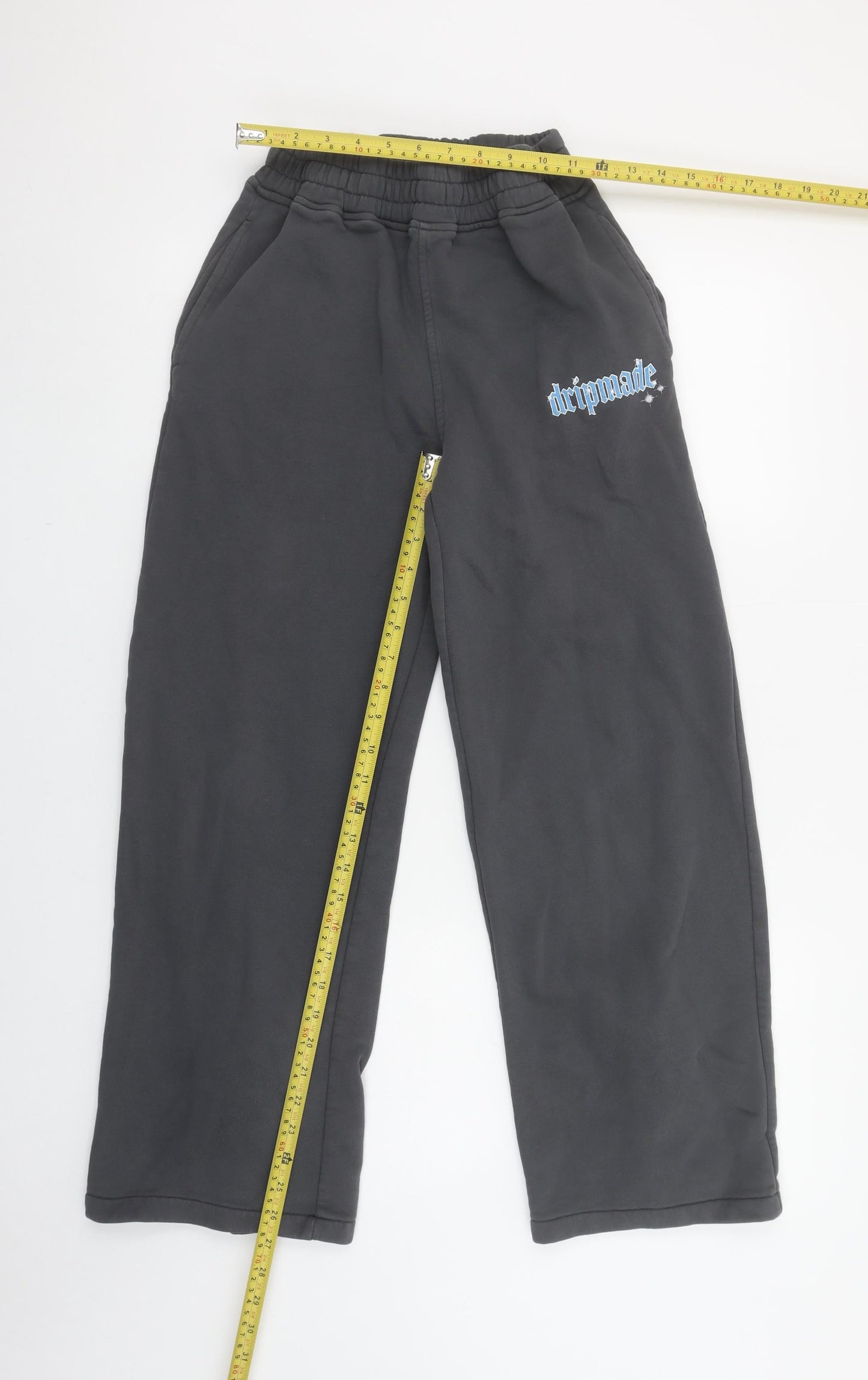 Womens UK Size XS Dripmade Relaxed Fit Sweatpants Grey Trousers