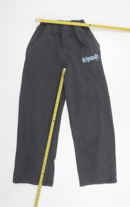 Womens UK Size XS Dripmade Relaxed Fit Sweatpants Grey Trousers