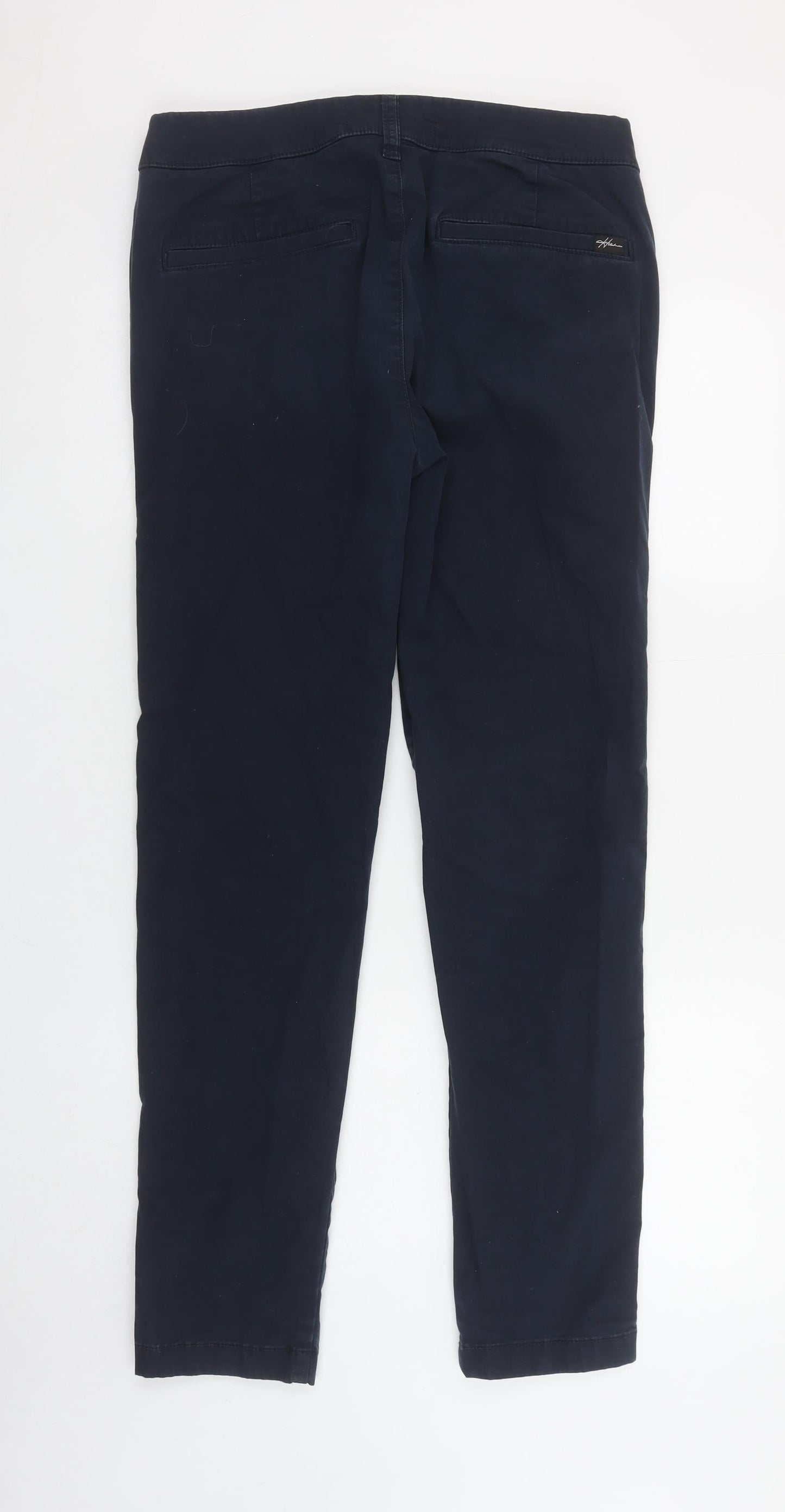 Hollister Men's Blue Skinny Chino Trousers W32 L32 Slim Fit