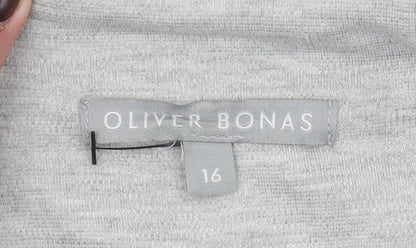 Womens UK Size 16 Oliver Bonas Regular Grey Blazer