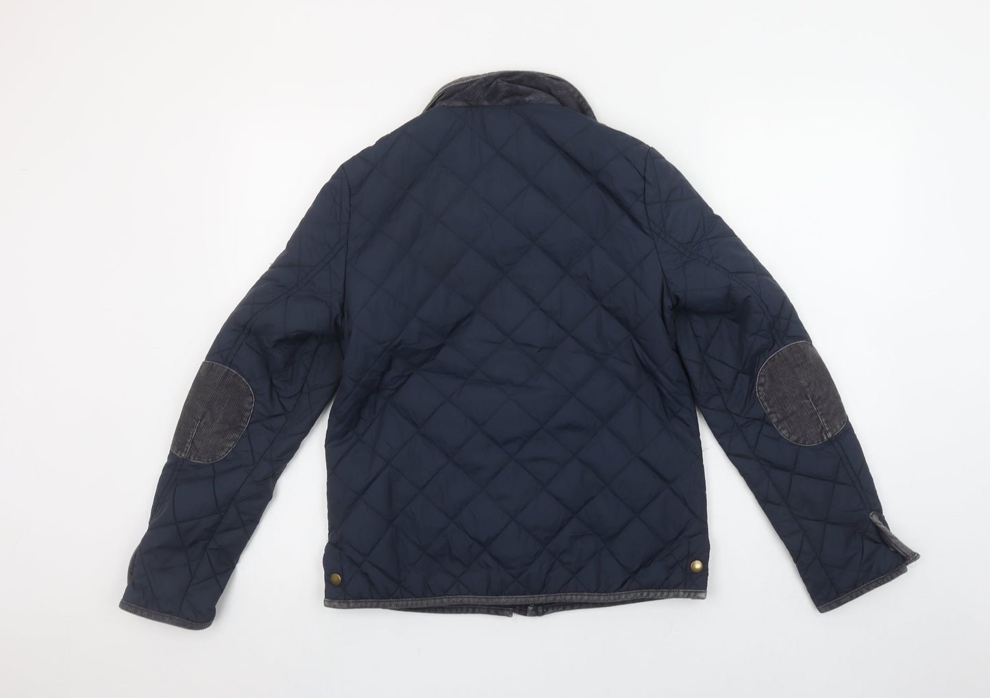 Womens UK Size 8 Jack Wills Blue Quilted Coat