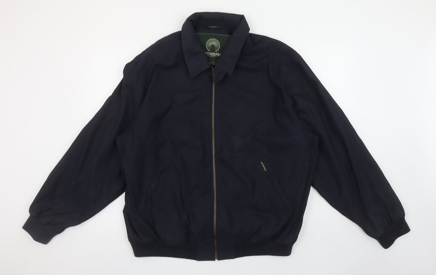 Mens UK Size L Weatherproof Blue Bomber Jacket