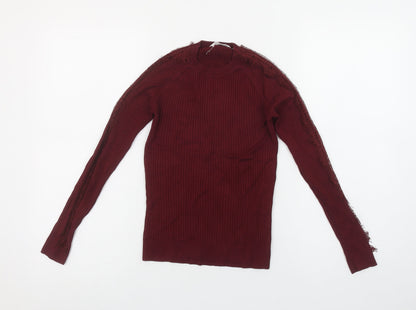 Girls UK Size 12 Years Matalan Red Pullover T-Shirt
