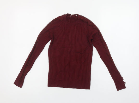 Girls UK Size 12 Years Matalan Red Pullover T-Shirt