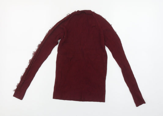Girls UK Size 12 Years Matalan Red Pullover T-Shirt