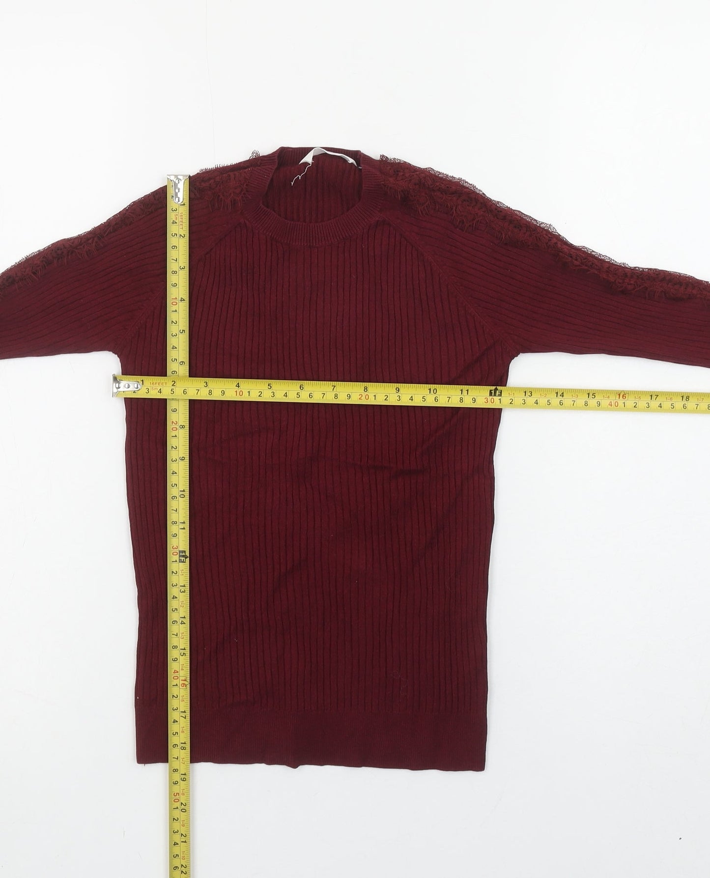 Girls UK Size 12 Years Matalan Red Pullover T-Shirt