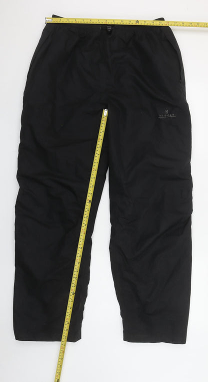 Hi Gear Men's Black XL Rain Trousers Waterproof Elastic Waist