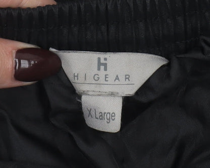 Hi Gear Men's Black XL Rain Trousers Waterproof Elastic Waist