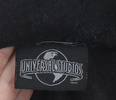 Universal Studios Men's Black Sweat Shorts Size S Casual Drawstring
