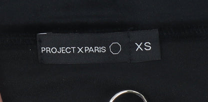 Womens UK Size XS Project X Paris Straight & Pencil Velvet Skirt