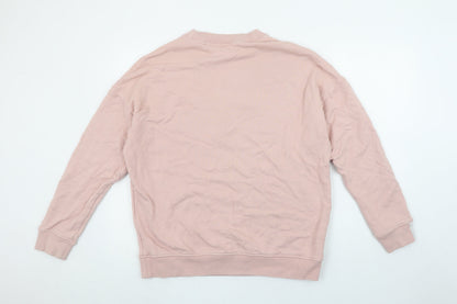 Womens UK Size 14 adidas Pink Pullover Sweatshirt