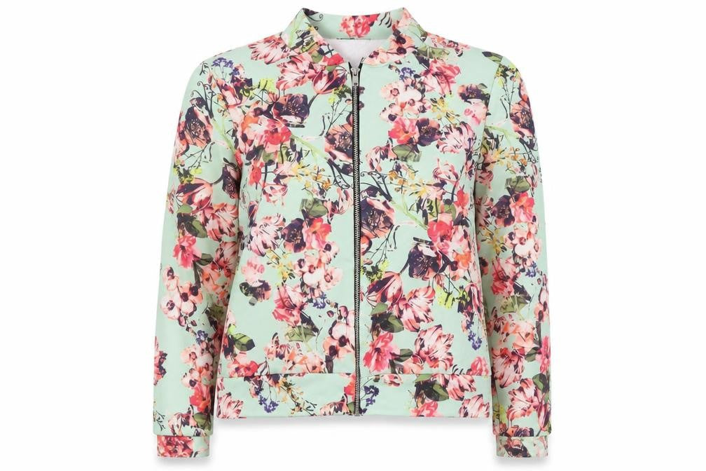 Womens UK Size 12 Boohoo Multicoloured Bomber Blouse