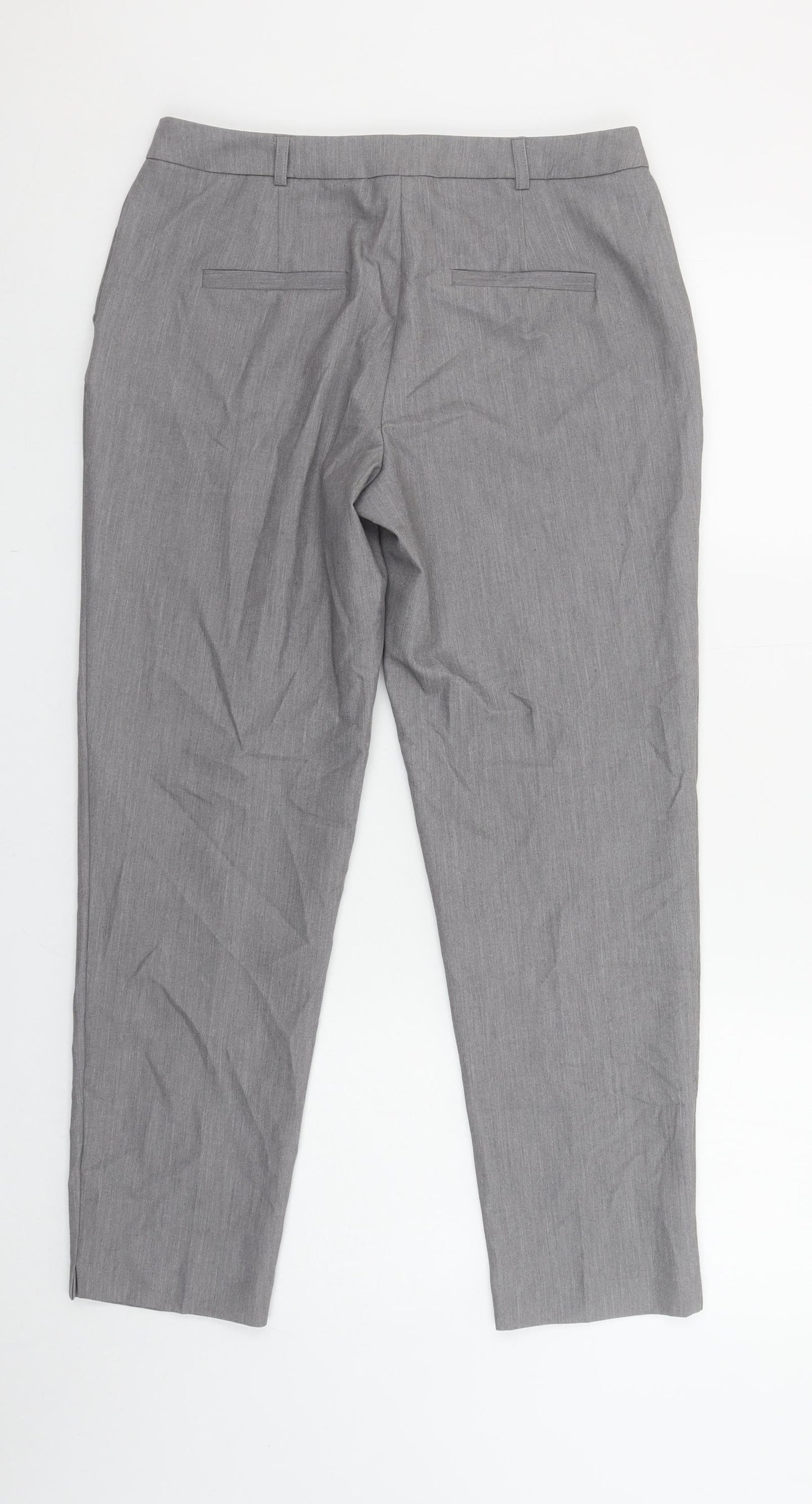 Womens UK Size 8 Dorothy Perkins Slim Fit Business Formal Workwear Grey Trousers