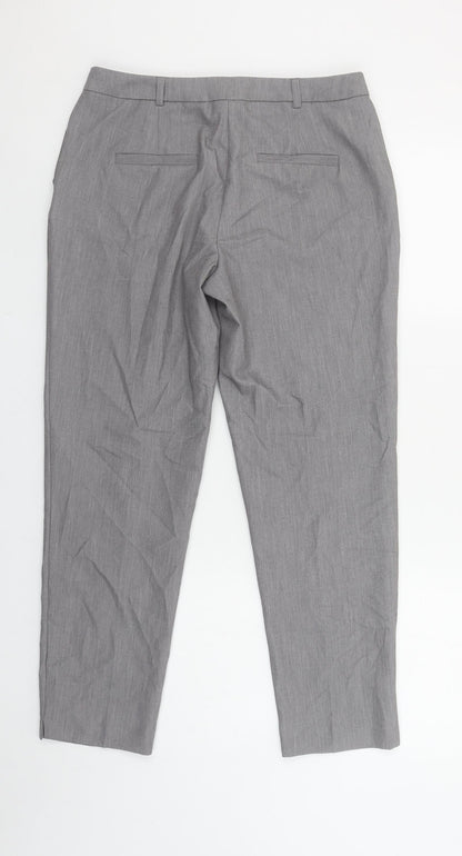 Womens UK Size 8 Dorothy Perkins Slim Fit Business Formal Workwear Grey Trousers