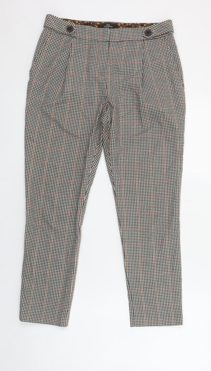 Womens UK Size 8 NEXT Slim Fit Business Casual Workwear Multicoloured Trousers